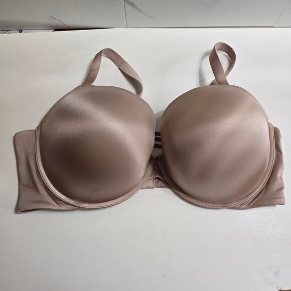Soma Stunning Push-up Plunge Bra NWOT Adobe Rose Size 44DD 44E - Picture 1 of 7
